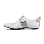 Fizik Transiro Hydra Aeroweave Carbon Triathlon Shoes White/Silver