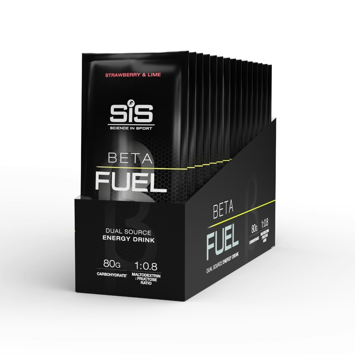 SIS BETA FUEL 80 SACHETS 15X82G STRAWBERRY & LIME