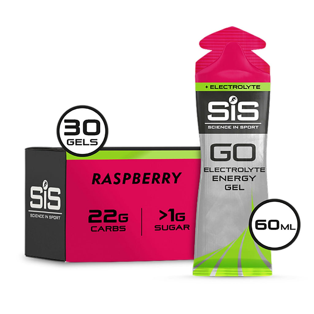GO Energy + Electrolyte Gels 60ml 30 Pack Raspberry