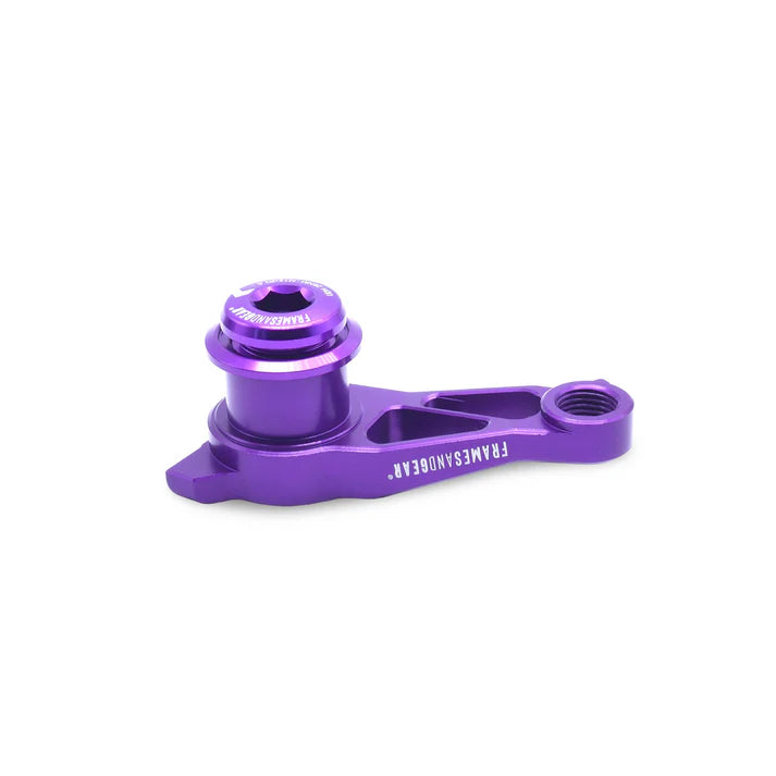 Framesandgear Disc Brake Direct Derailleur Hanger for UDH Systems (Shimano Shifting) P1.0 Purple