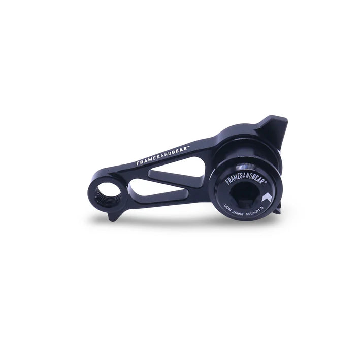 Framesandgear Disc Brake Direct Derailleur Hanger for UDH Systems (Shimano Shifting) P1.0 Black