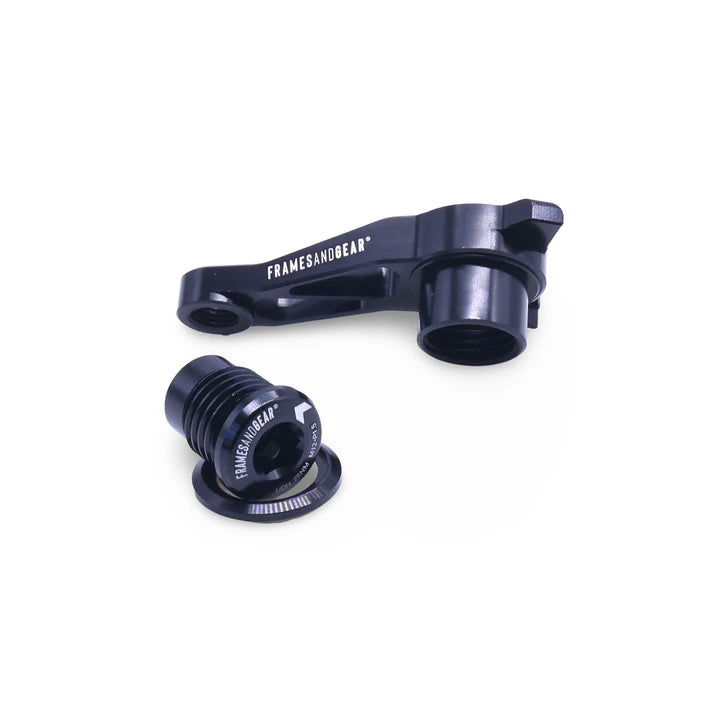Framesandgear Disc Brake Direct Derailleur Hanger for UDH Systems (Shimano Shifting) P1.0 Black