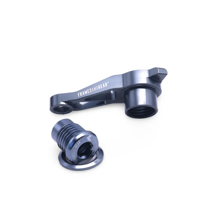 Framesandgear Disc Brake Direct Derailleur Hanger for UDH Systems (Shimano Shifting) P1.0 Grey